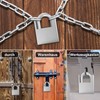 Diyife Heavy Duty Padlock 60 mm, Outdoor Weatherproof Robust Padlock,