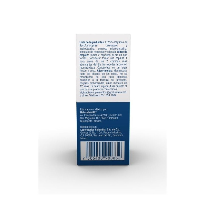 Stetikal LC225 300mg Suplemento Alimenticio Con 60 Cápsulas