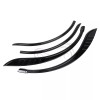Unbranded Black ABS Pastic Rear Fender Flares Skirts Trim Accent