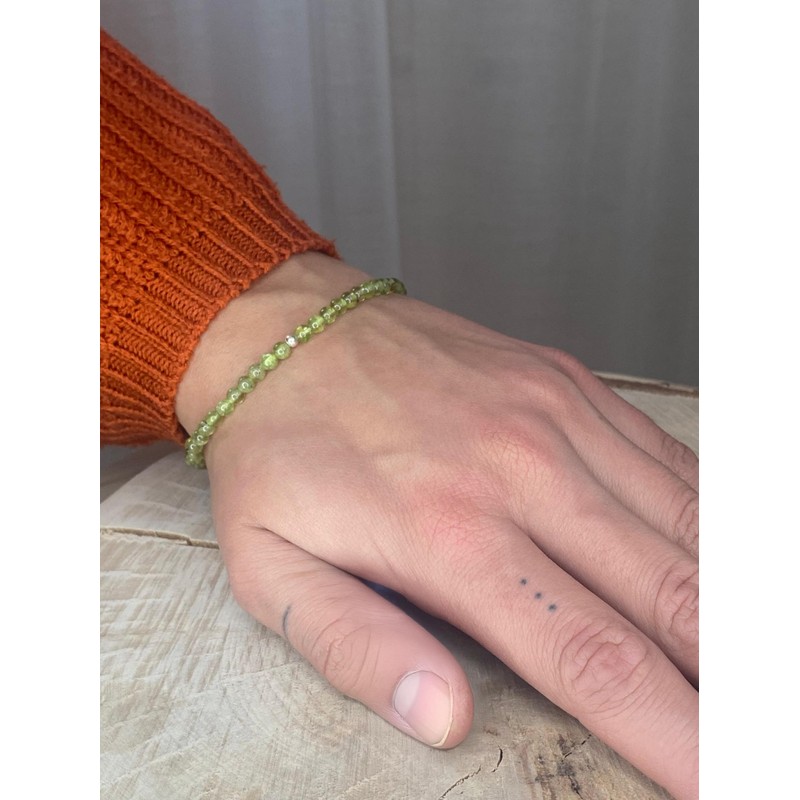 Lebensquelle Plus Peridot Ball Bracelet + 925 Silver Ball |