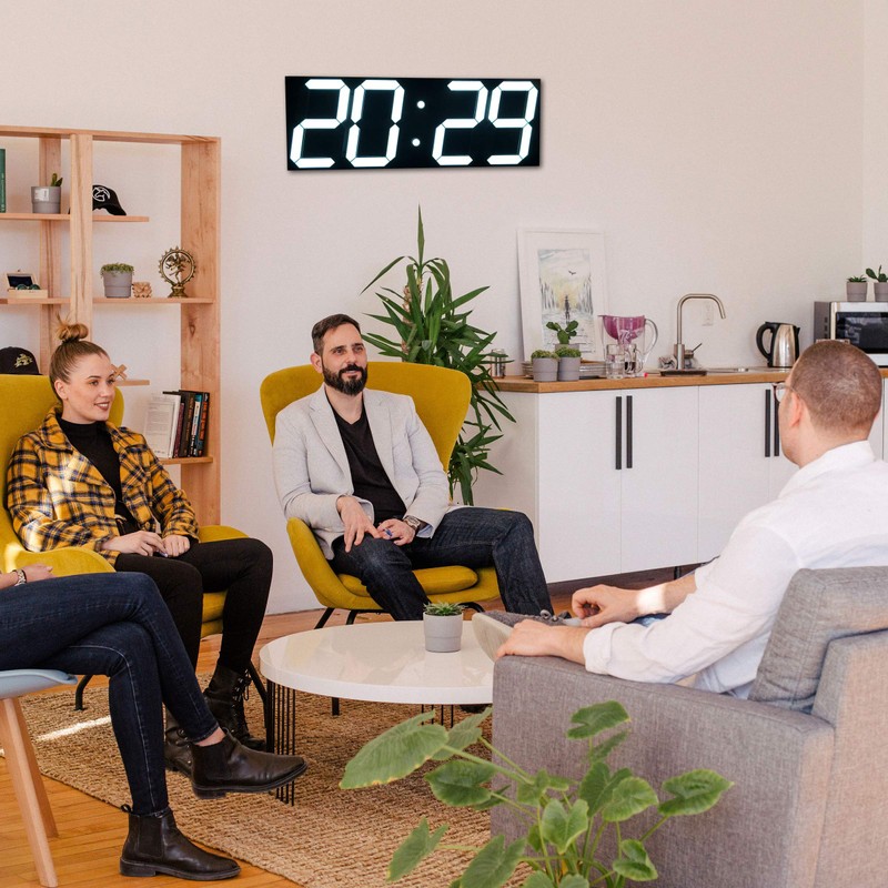 Goetland 18 inch Oversized Digital Wall Clock LED Modern Large