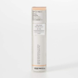 MUJI 02124700 Liquid UV Foundation Ochre SPF 27 PA++ 1.1 fl oz (30 ml)