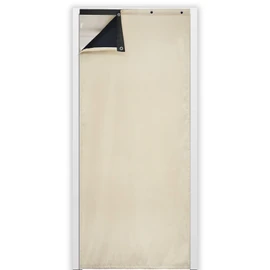 Anlawu100 Winter Thermal Insulated Sound Proof Thick Curtains Insulated Insulation Window Coverings Door Cover for Winter Doorway Home LJ-20 Beige 100 x 210 cm