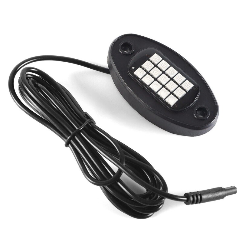 usparts888 8Pods RGB LED Rock Light Kit Underglow Wheel Light