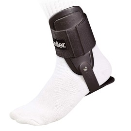 Mueller Lite 4552MJ Ankle Brace, Black, One Size Fits Most (Shoe Size: 9.8 - 12.2 inches (25 - 31 cm), Ankle Supporter, Prevents Strain