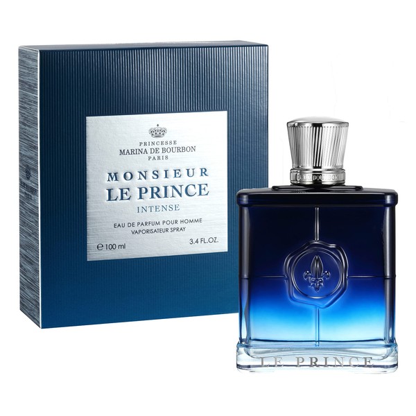 Princesse Marina de Bourbon Monsieur Le Prince On Fire Eau de Parfum for Men - Opens with Bergamot and Pepper Blended with Leather and Patchouli - Sensual Masculine Fragrance - 3.4 oz