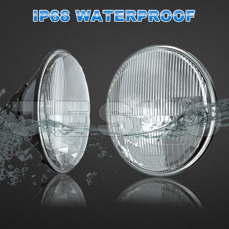 JESUO Round 5.75" 5-3/4" LED Hi/Lo Headlights for Ford Ranchero