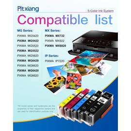Compatible with Canon PGI-250XL CLI-251XL Ink cartridges, High Yield 20-Pack for PIXMA MX922 MX722 MG5420 MG5520 MG5620 MG6320 MG6420 MG6620 MG7120 MG7520 IP7220 IP8720 IX6820 Printers