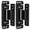 Hidden Door Hinges 2pack Ultra-Thin Hidden Hinges for Secret Door