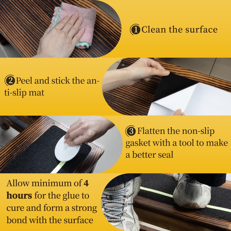 CARGEN Non Slip Grip Tape with Glow in Dark Stripe,