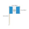 100 Pcs Guatemala Flag Guatemalan Toothpick Flags, Small Mini Stick
