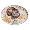 Bico Blessing Season Ceramic 19 inch Oval Platter, Microwave &