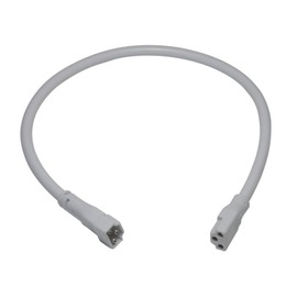 American Lighting LED Complete 2 Collection Linking Cable, 18AWG Wire with Male/Female Molex Connectors, cETLus Listed White, 1-Pack, ALC-EX12-WH
