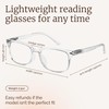 NOVIVON reading glasses Clear 2.0