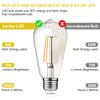 Ascher Ascher Vintage LED Edison Bulbs, 6W, Equivalent 60W, Non-Dimmable,