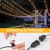 100FT G40 LED Outdoor String Lights with 50 Shatterproof Bulbs
