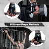 Double Layer Leather Weight Lifting Straps, Premium Gym Straps for
