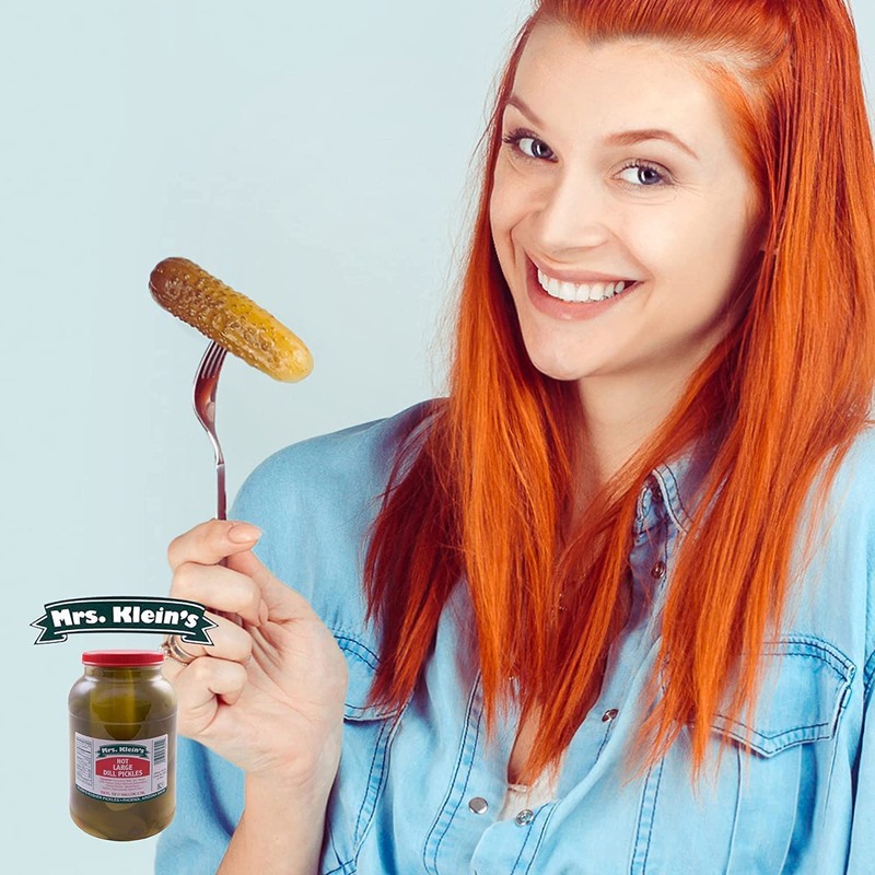 Mrs. Klein's Hot Pickles - Spicy Dill Pickles Made with