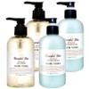 Beautiful Skin Aloe Vera Shampoo for Combination Scalp 240ml + Conditioner 240ml Set, 2 Sets / 뷰티풀스킨 복합성두피용 알로에 베라 샴푸 240ml + 컨디셔너 240ml 세트, 2세트
