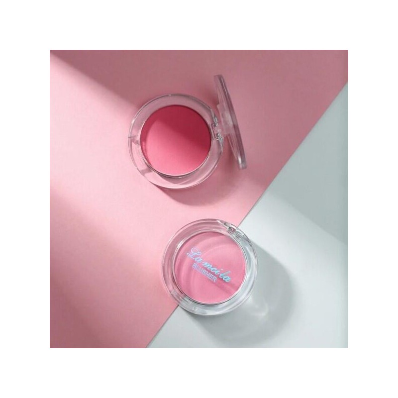 단색 블러쉬 팔레트 피치 페이스 미네랄 안료 뺨 블러셔 파우더