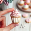 Unbranded Mini Cupcake Muffin 2'' Cookie Cutter Metal Coffee Shop