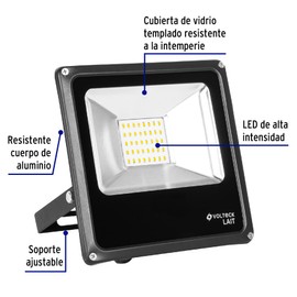 Volteck REF-301L, Reflector delgado de LED 20 W luz de día