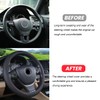 JNNJ Steering Wheel Cover Car Breathable Universal Steering Wheel Cover