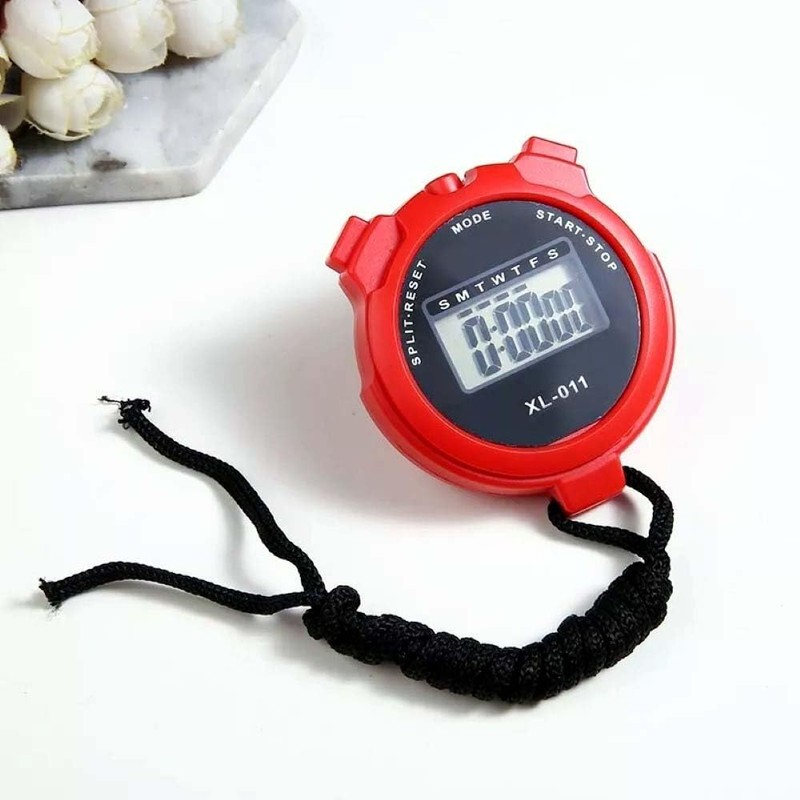 Digital Sports Stopwatch Timer Lap Large Display Interval Training Digital