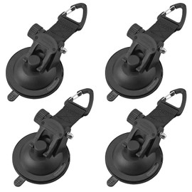 EYPINS Suction Cups with D Ring, 4 pcs Heavy Duty Suction Cup Anchor for Camping Car Van Truck Boat Awning Home