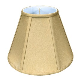 Royal Designs, Inc. BS-707U-12AGL Deep Empire Basic Lamp Shade with UNO Threaded Fitter, 6 x 12 x 9.25, Antique Gold