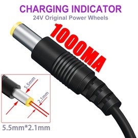 venshun 24V Charger for Kids Ride On Car Toys 24 Volt Battery Best Choice Products Wrangler SUV Kid Trax Dynacraft Toy Car 24v Universal Charger Kids Electric Battery Power Supplies