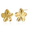 Gold Flower Earrings for Women, Hypoallergenic 14k Gold Plated Spring