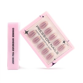 30Pcs Almond Press on Nails French Tip Fake Nails Short Gradient French Nails Press on False Nails Sparkly Gold Glue on Nails Gel Glossy Shine Artificial Acrylic Nails for Women Girls