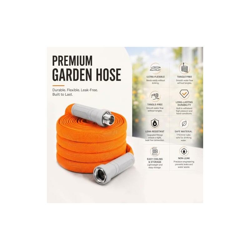 Sartis 25FT All-Weather Durable Garden Hose