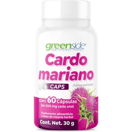 Greenside Cardo Mariano + Nopal | 60 Cápsulas Naturales | Detox Hepático, Digestión y Bienestar General | Fórmula Mexicana de Alta Calidad