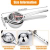 Stainless Steel Manual Lemon Squeezer, Heavy Duty Orange Hand Press