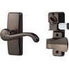 Ideal Security Door Lever with Deadbolt Lock for Storm and