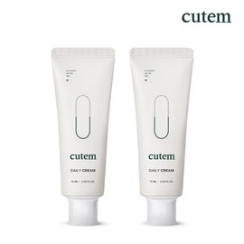 Qtem 데일리 크림 75ml 2개 Daily Cream 75ml 2 pcs