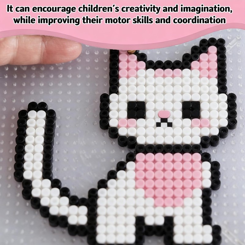 14 Pcs Hama Beads Pegboard, 2.6mm Fuse Bead Boards Set,