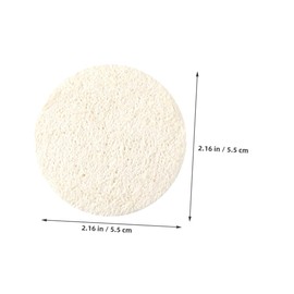 MERRYHAPY 10pcs Loofah Exfoliation Face Scrubber Exfoliator Facial Exfoliator Exfoliating Face Scrubber Facial Scrub Sponge Natural Loofah Beige