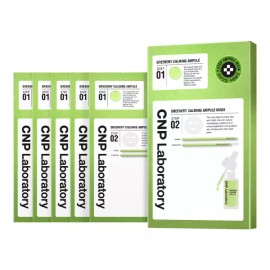 CNP Laboratory 차앤박 CNP 그리너리 카밍 앰플 마스크 5매입 Cha N Park CNP Greenery Calming Ampule Mask 5 Sheets