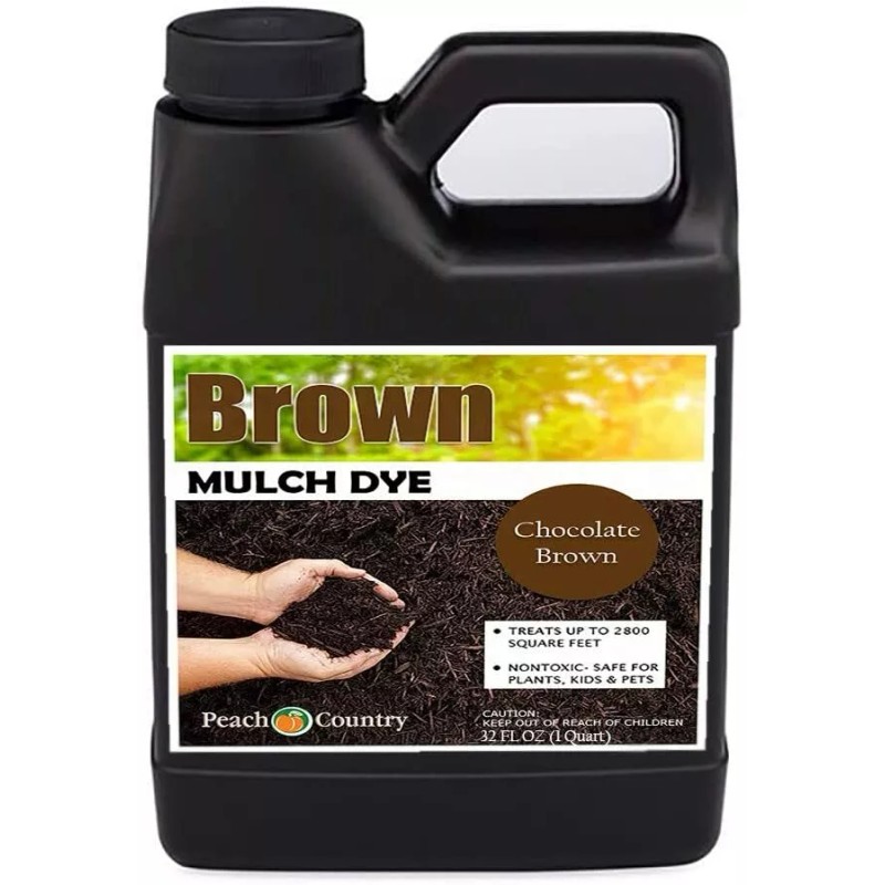 Peach Country Chocolate Brown Mulch Color Concentrate - 2,800 Sq.
