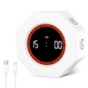 Cuteefun Cube Timer, Octagon Rotation Pomodoro Timer, 1/3/5/15/30/60/90 Minutes Countdown