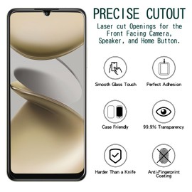 KAREEN Screen Protector for Cricket Outlast 5G 2024 / AT&T Motivate Pro 5G