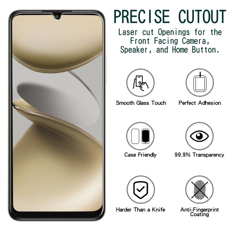 KAREEN Screen Protector for Cricket Outlast 5G 2024 / AT&T
