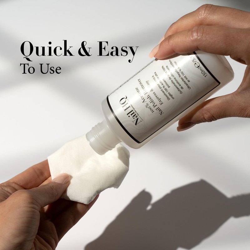 Nail HQ 100% Acetone Nail Polish Remover - 150 ml