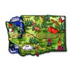 Washington Artwood State Magnet Collectible Souvenir by Classic Magnets
