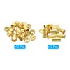 PATIKIL 8mm Tube OD Brass Compression Sleeves Ferrules, 20 Pack