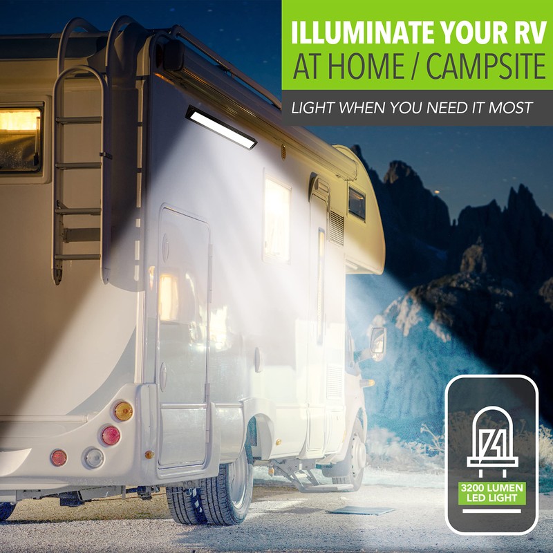 Leisure LED RV Exterior Porch Utility Light - 12v 3200
