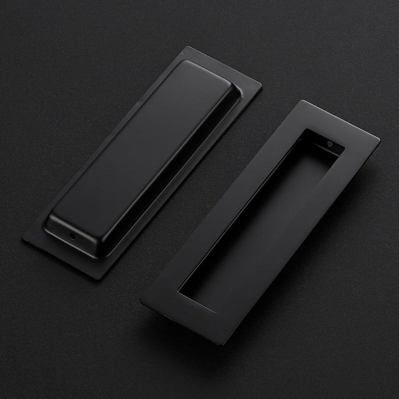 Aibeli 5.9 Inch Recessed Finger Flush Pulls for Pocket Door
